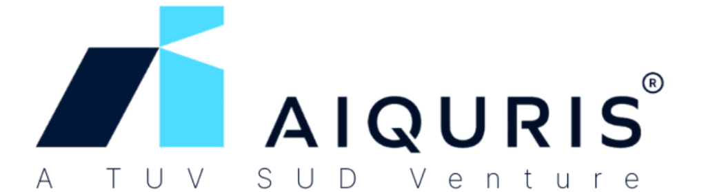 AIQURIS A TUV SUD VENTURE LOGO HEADER